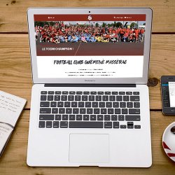 Page d'accueil du site FCGM